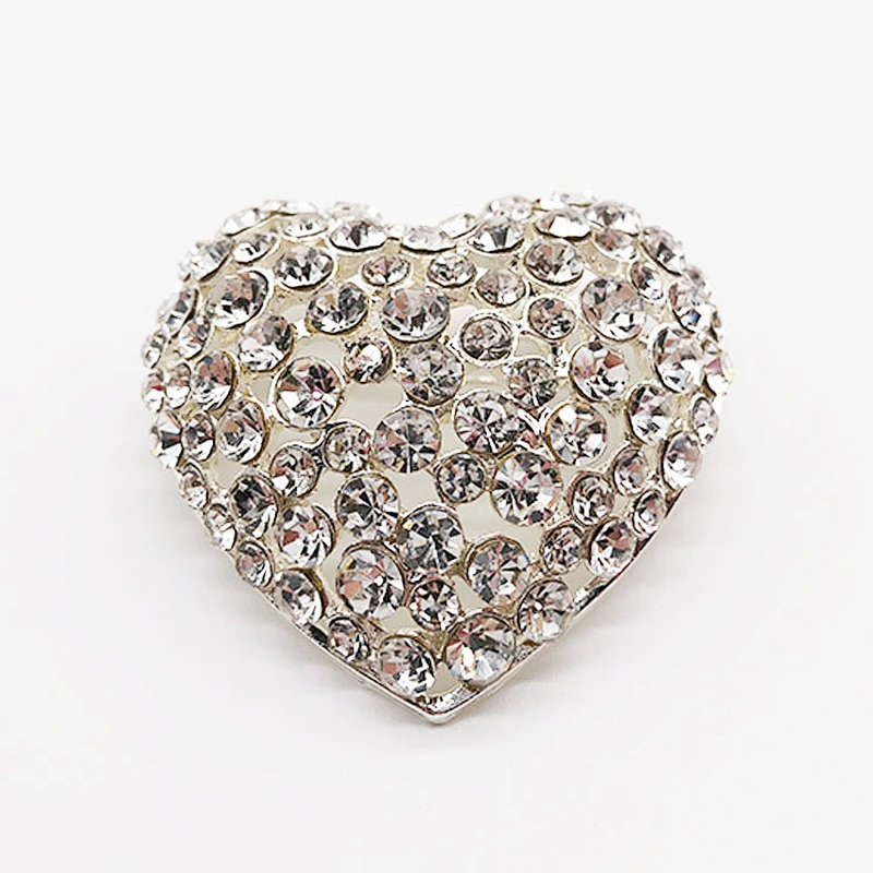 China wholesale large teardrop rhinestone women brooch  for wedding invitations