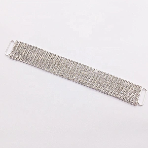 2020 new arrival style sexy lady rhinestone bikini decorative 8 rows crystal bikini connector