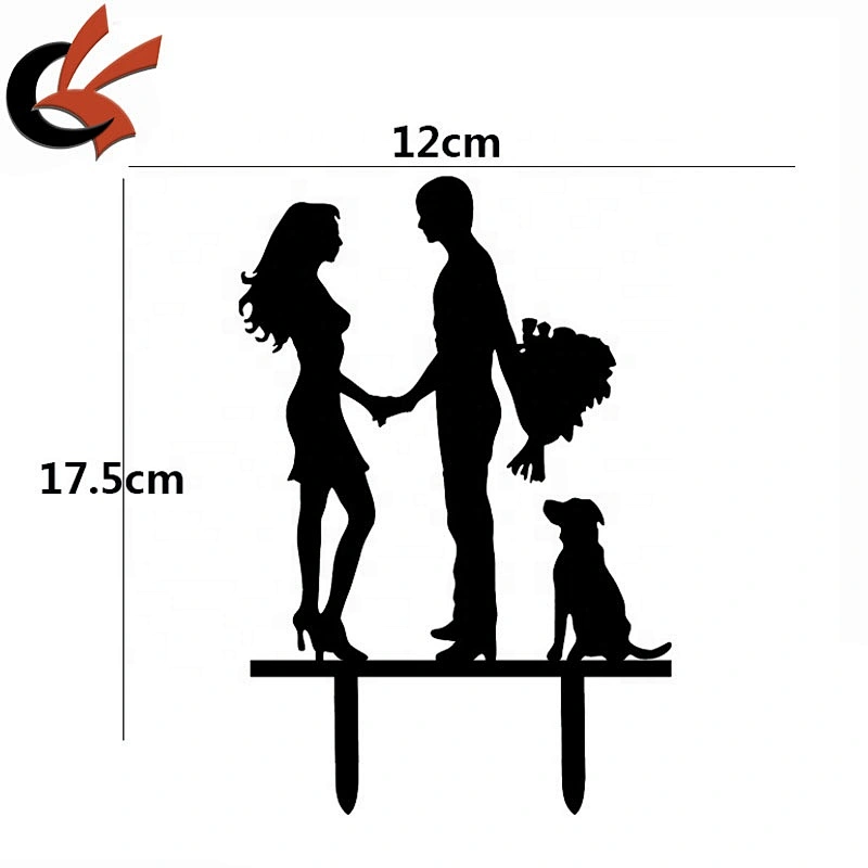 lovely Acrylic cake topper used for wedding anniversary cake