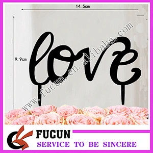 wedding favors Silhouette Love Birds Kissing acrylic cake stand ,cake topper ,cake pick