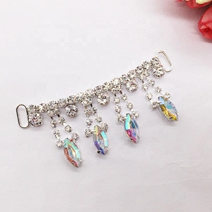 Fashion Women AB Chain Rhinestone Bikini Connector For Swimwear Accessories Decoration