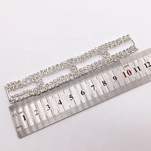 Hot Sale Silver Crystal Rhinestone Bikini Connectors For Swimming Wear Bikini Accessories