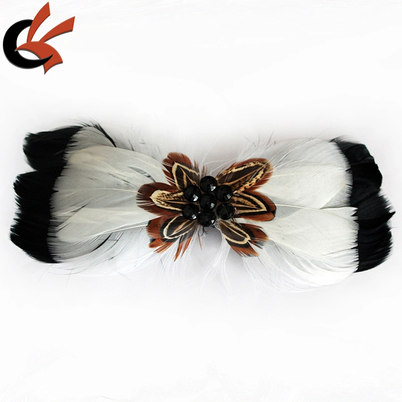 wholesale handmade Peacock Feather Bow Tie pad