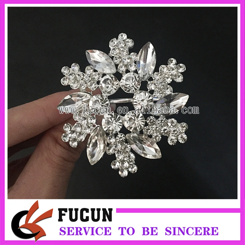 High Quality Rhinestone Home Decor Glass Crystal Snowflake Napkin Ring