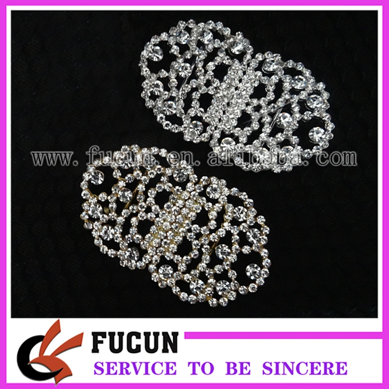 rhinestone pair buckles for wedding silk box