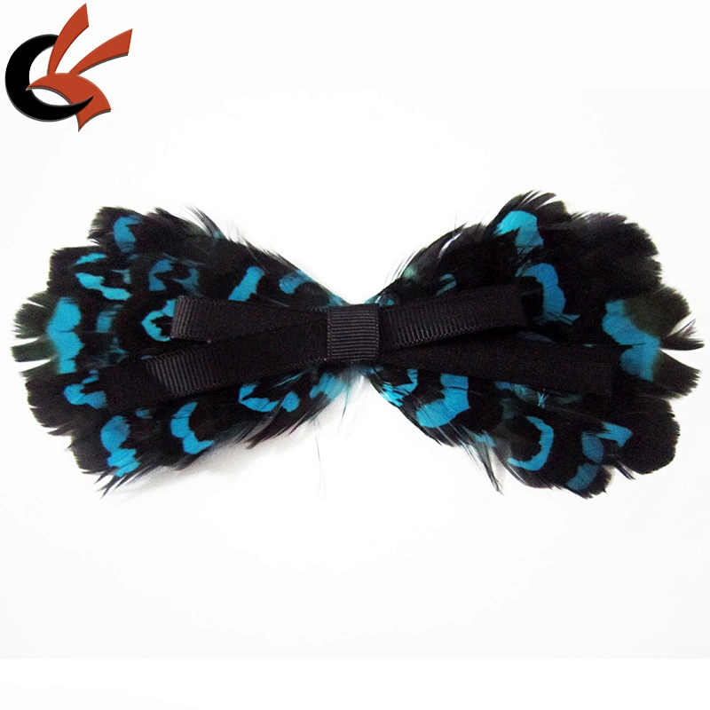 wholesale handmade Peacock Feather Bow Tie pad