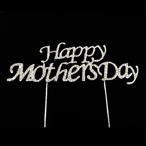Happy mother day festival crystal decoration cake accessories cake topper