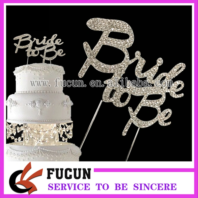 Customize Bride Wedding Party Frozen Lovely Cake Topper Bride-To-Be Wedding Cake Topper