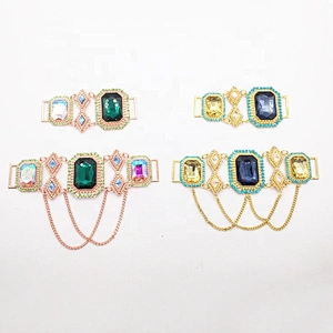 New Arrival Style Swimwear Set Rhinestone Connector Accessories Crystal Rhinestone Connector For Bikini Decoration