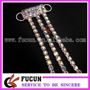 BIKINI CRYSTAL RHINESTONE CONNECTOR STUNNING ON STAGE