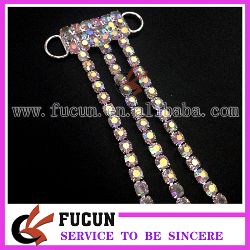 BIKINI CRYSTAL RHINESTONE CONNECTOR STUNNING ON STAGE