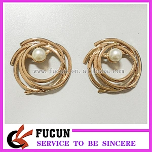 China shoe manufacturer ornament metal shoe buckle for ladies shoe accessories
