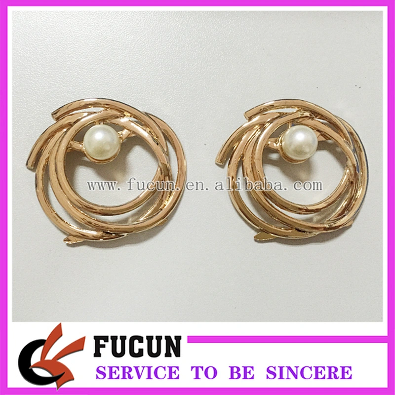 China shoe manufacturer ornament metal shoe buckle for ladies shoe accessories