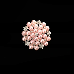 New Fashion Cheap Rhinestone pearl brooch for wedding in bulk