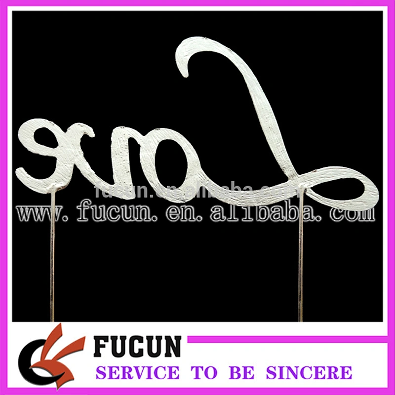 Fashion wedding favors LOVE rhinestone cake topper wedding decorations new products 2016