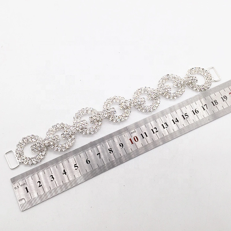 Made in China Top Quality Bikini Accessories Circle Crystal Rhinestone Connector For Bikini Suits