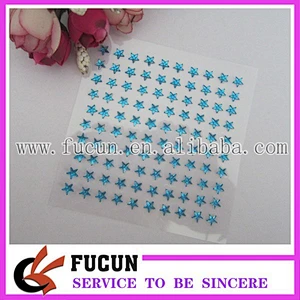 NEW design Self Adhesive Mix DIAMANTE Rhinestone Sticker star Crystals sticker