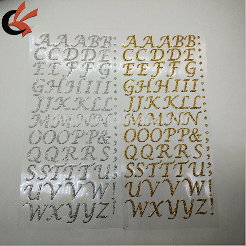 letter A-Z Cards And Invitations Self-adhesion Crystal acrylic rhinestone Sticker