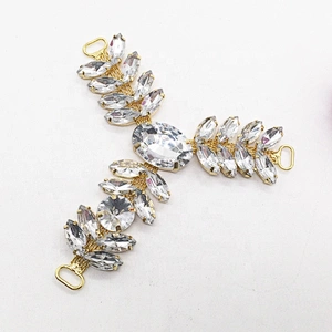 Ladies Jewelry Crystal Rhinestone Shoe Buckles And Accessories Beach Sandal for Decorations
