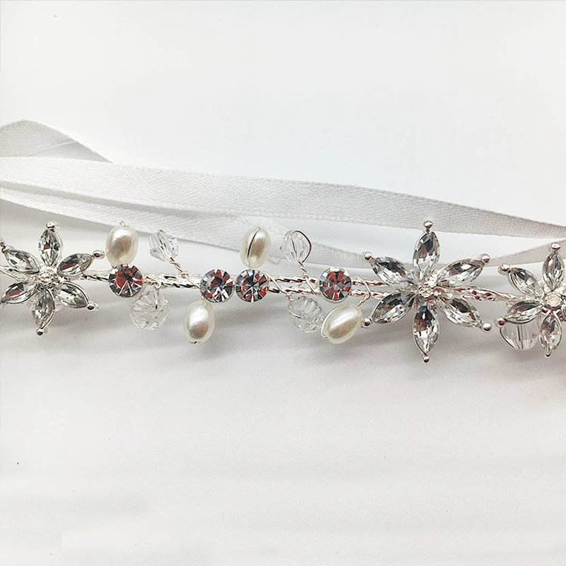 New Arrival Fashion Factory Directly Bridal Rhinestones headchain hair pieces headdress hair accessories