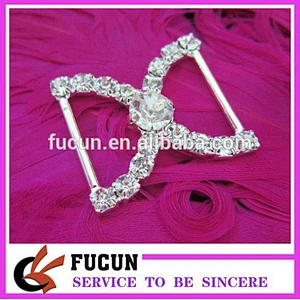 METAL CRYSTAL RHINESTONE BIKINI SWIMWEAR CONNECTORS /BUCKLES