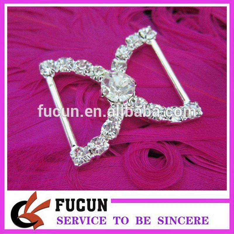 METAL CRYSTAL RHINESTONE BIKINI SWIMWEAR CONNECTORS /BUCKLES