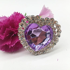 cheap bulk wholesale rhinestone napkin ring holder for table decoration