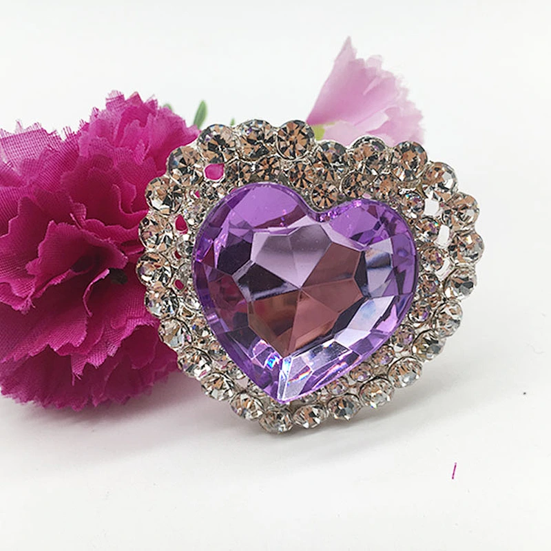 cheap bulk wholesale rhinestone napkin ring holder for table decoration