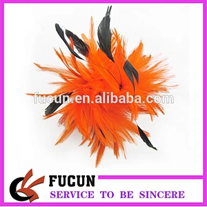 Party Lady Women Handmade Hair Accessory Fascinator Feather Headband Clip Brooch
