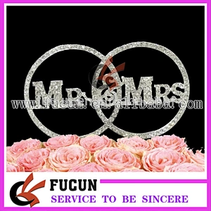 hot sale rhinestone cake topper /party supply /wedding decoration