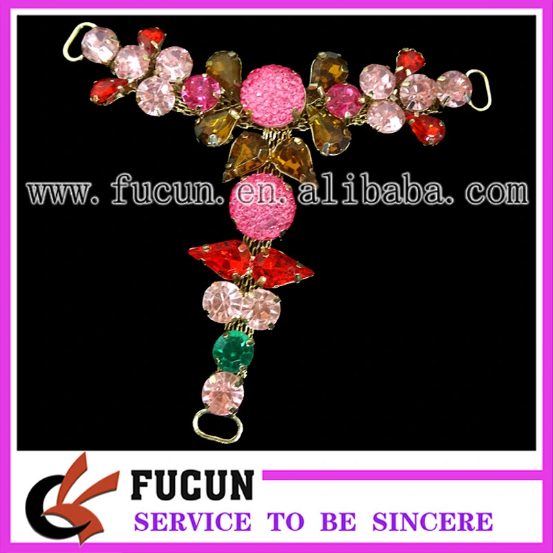 wholesale acrylic shoe buckles shoe clips women sandal accessories Guangzhou factory metal shoe decorations