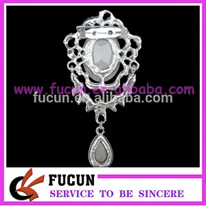 cheap fashion crystal rhinestone brooch with brooch pin for wedding wholesale