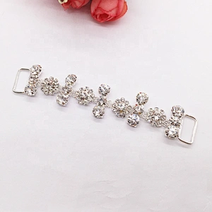 fashion flower design sexy swimsuits rhinestone bikini connectors for beauty contest