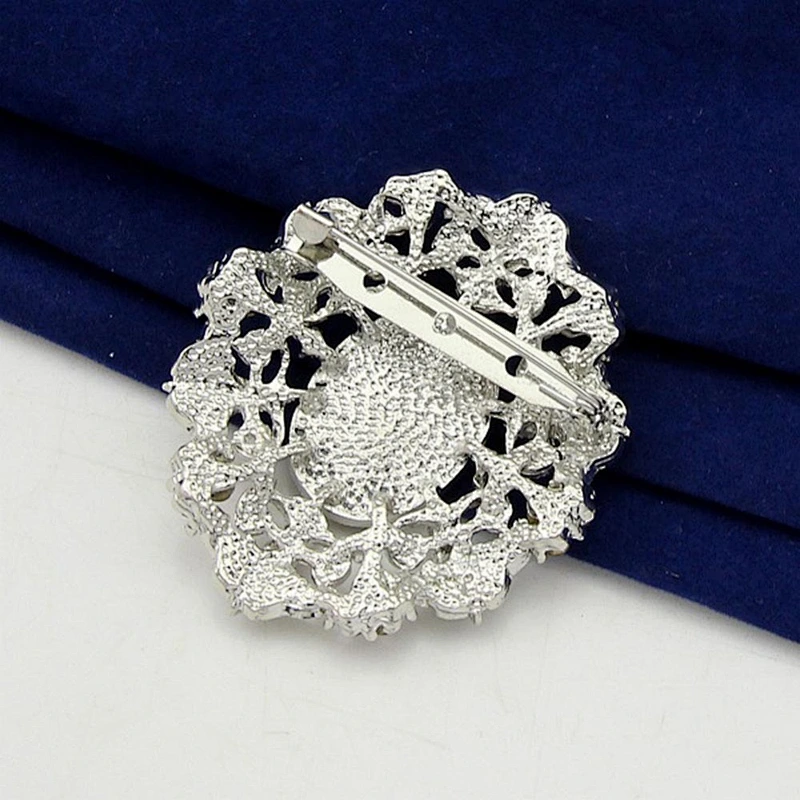 2018 New style Fashion Vintage crystal rhinestone brooch for wedding invitations