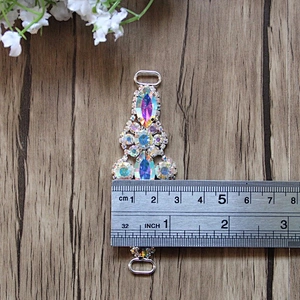 2020 Bikini Competition Jewelry Rhinestones Decoration Crystal AB Rhinestone Swimwear Bikini Connector for sell