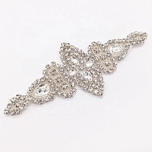 custom rhinestone iron on transfers rhinestone bridal dress appliques wholesale