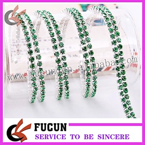 sparse rhinestone cup chain for dress for garment for saddle for shoes decoration
