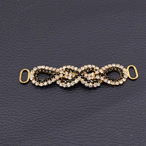 New Design bling Crystal Rhinestone bikini buckle Bikini Connectors wholesale