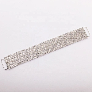 2020 new arrival style sexy lady rhinestone bikini decorative 8 rows crystal bikini connector