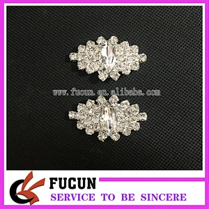 Decorative crystal stone antique shoe buckles shoes heel accessories for women shoes