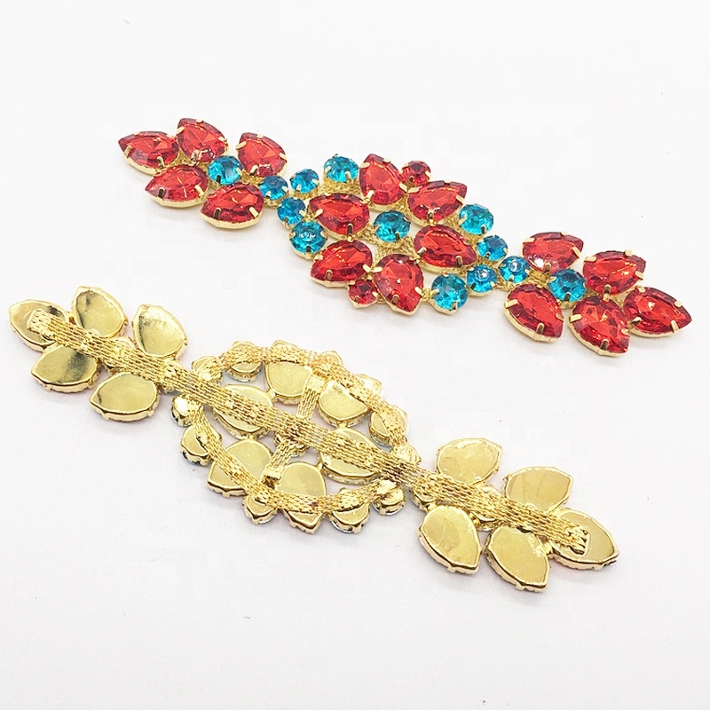 Rhinestone Main Acrylic Stone body chain jewelry applique for women dress