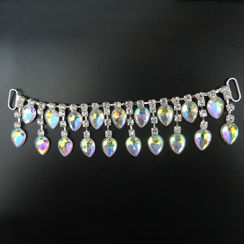 Rhinestone Crystal AB Gems Pendant Bikini Connector Swimsuits Headbands Connector