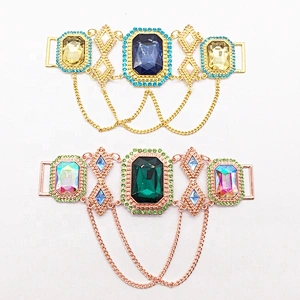 New Arrival Style Swimwear Set Rhinestone Connector Accessories Crystal Rhinestone Connector For Bikini Decoration