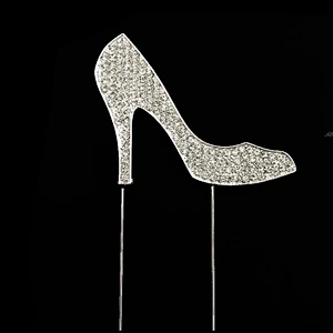 creative design high heeled shoes Cake Topper for company party decoration