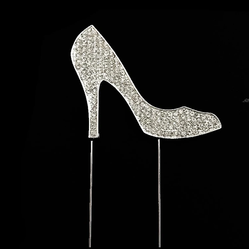creative design high heeled shoes Cake Topper for company party decoration