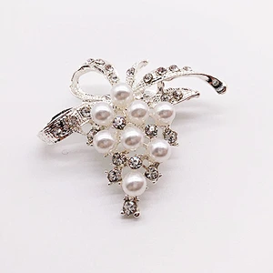 Latest wholesale fashion crystal rhinestone  wedding jewellery brooch