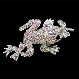 Fashion design unique cutie mouse crystal rhinestone animal brooch wholesale