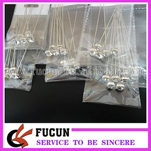 8MM,10MM Rhinestone Wedding Reception Party Bouquet Cake Pins 100 Piece Floral Picks