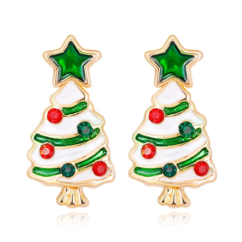NEW Woman Novelty party Christmas xmas Tree Earrings