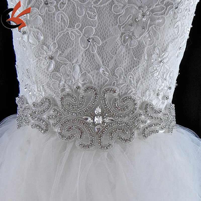 Elegant Transparent rhinestone Wedding Belt Bridal Belt Sash Belt Crystal sash